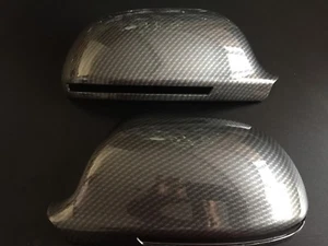 CUBIERTAS DE ESPEJO RETROVISOR FIBRA DE CARBONO PARA AUDI A3 A4 A5 A6 Q3 MODELOS 2008-2010 LÍNEA S - Imagen 1 de 4