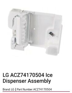 New In Box OEM LG Fridge Freezer Ice Maker Dispenser Assembly Part# ACZ74170504 