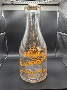 Breuninger’s TRPQ Quart Milchflasche Southampton Pennsylvania PA Golden Guernsey - Bild 1 von 15