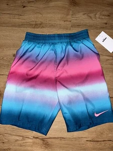 NIKE SWIM BOYS TRUNKS SIZE MEDIUM NWT $44 - Picture 1 of 4