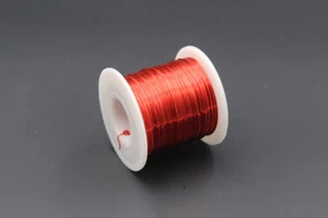 Roter emaillierter Draht 150g, 26AWG, 0,4 mm, 135 m, emaillierte Kupferspule, Magnetdraht - Bild 1 von 1