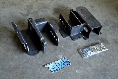 IRONMAN4X4FAB - JEEP CHEROKEE XJ HEAVY DUTY LEAF SPRING MOUNT STRETCH KIT - Image 1 of 4