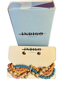 Pulsera Indigo Authority Monarca Pastel + Juego de Pendientes - Imagen 1 de 3