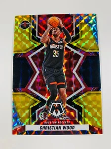 2021-22 Panini Mosaic Christian Wood Black Gold /8 SSP Prizm #15 Lakers - Picture 1 of 2