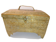 Antique Brass Cash Box