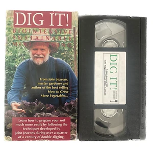 Dig It Bio-intensive Sustainable Mini-Farming (1997), VHS Movie, J. Jeavons OOP - Picture 1 of 4