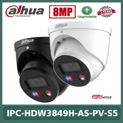 Dahua IPC-HDW3849H-AS-PV-S5 4K 8MP PoE TiOC 3.0 telecamera IP audio a 2 vie a colori - Immagine 1 di 4