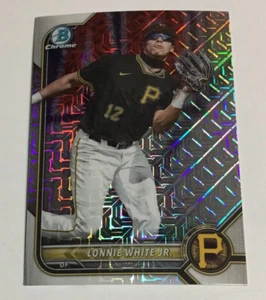 2022 Bowman Chrome LONNIE WHITE JR. Mega Box Mojo Refractor Card Pirates - Picture 1 of 2