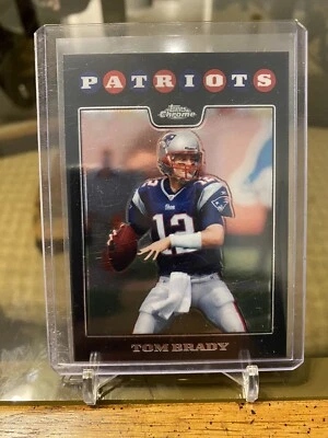 2008 topps chrome tom brady - Image 1 of 2