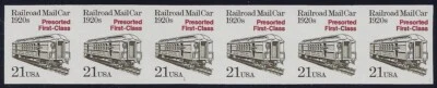2265a - Escaso XF-Sup Imperf Error PNC6 #1 "Railroad Mail Car" Como Nuevo NH Cat $550+ Foto 1 de 2