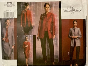 Vogue 2771 Vintage Vogue Woman Wardrobe Sewing Pattern Sz. 14-18 Uncut - Picture 1 of 2