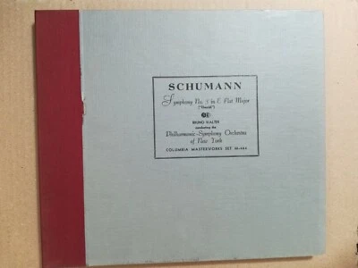 BRUNO WALTER Schumann: Rhenish Symphony 4x12" 78 Columbia M-464 - Image 1 of 2