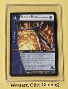 Vs System TCG Have A Blast! #DOR-153 1st Edition DC Trading Card Game - Picture 1 of 2