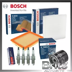 FOR NISSAN JUKE 1.6 2010-19 MK1 F15 Bosch Filter Set Service Kit & Spark Plugs - Picture 1 of 5