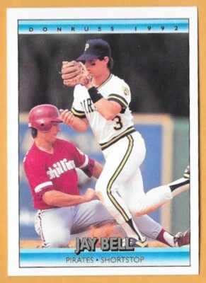 JAY BELL PITTSBURGH PIRATES #100 - DONRUSS NM-MT 1992 - Image 1 of 2