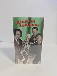 NEW The Three Stooges Kings Of Laughter VHS Goodtimes 2000 Comedy HTF SEALED - Picture 1 of 3