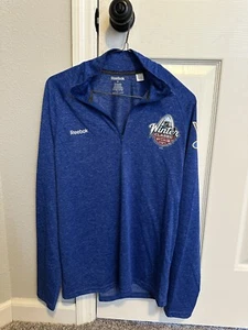 St. Louis Blues Reebok Winter Classic Pullover Men Small ¼ Zip - Picture 1 of 5