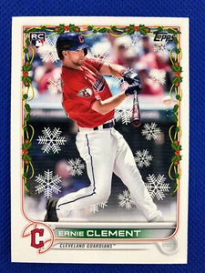 2022 #HW11 Ernie Clement Topps Holiday Baseball RC - Imagen 1 de 2