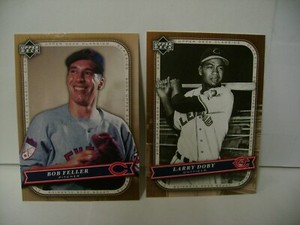 2005 UPPER DECK CLASSICS LOT   BOB FELLER #9  LARRY DOBY #65