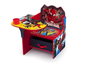 Delta Children Chair Desk With Storage Bin Spider Man Arm Rest - Picture 1 of 10
