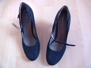 Damen Absatzschuhe schwarz mit Riemchen Gr. 40 von van der Laan - Bild 1 von 3