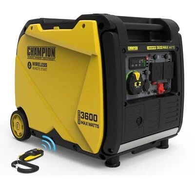 CHAMPION POWER EQUIPMENT Champion 3600 Watt Portable Petrol Inverter Generator Camping Power Quiet
