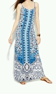 ¡NUEVO! Maxi Vestido Estampado con Correa de Espagueti INC International Concepts ~ XS, S, M - Imagen 1 de 10