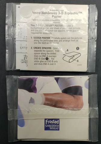 PENNY HARDAWAY 3-D POSTERS 2 TOTAL SEALED UNOPENED PACKAGES Cover