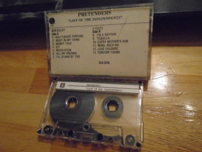 RARE ADVANCE PROMO Pretenders CASSETTE TAPE Last Of the Independents UPP Smiths - Image 1 of 2