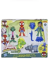 DINO WEBS Spidey And His Amazing Friends ADVENTURE PACK 5 Figures 2024 ‘NEW’ - Picture 1 of 3