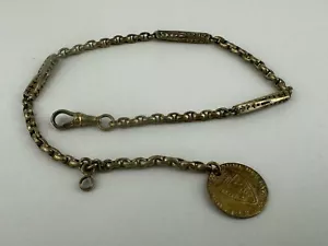 UNUSUAL ANTIQUE/VINTAGE ALBERT POCKET WATCH CHAIN Available Worldwide - Picture 1 of 19