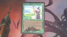 1X Fastbond Limited Edition Beta SEE PICTURES SIGNED MTG CARD