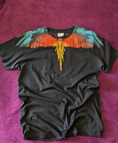 T shirt Marcelo Burlon icon wings taglia L uomo multicolore
