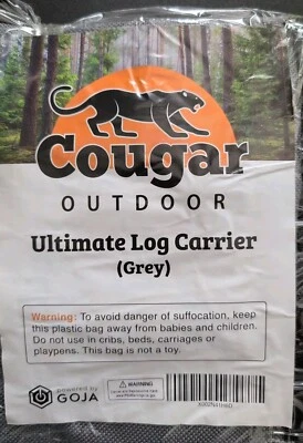 Cougar Outdoor The Ultimate Log Carrier cinza 2 alças resistente  - Imagem 1 de 3