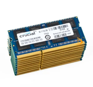 Crucial DDR3 RAM 40GB 10X 4GB PC3-10600 1333MHz Unbuffered SODIMM Laptop`Memory - Picture 1 of 14