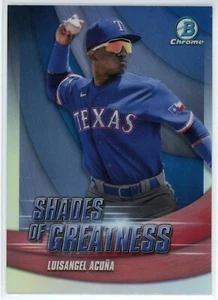 Luisangel Acuna - 2022 Bowman Chrome Shades of Greatness - New York Mets Rookie - Picture 1 of 2
