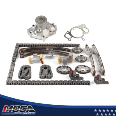 Kit de cadena de distribución bomba de agua apta para Jaguar XJ8 1997-2001 base sedán tipo S 4,0 L Foto 1 de 4