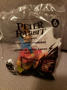 McDonald's Peter Rabbit #6 Peter Rabbit Launcher Happy Meal Toy 2018 sellado - Imagen 1 de 2