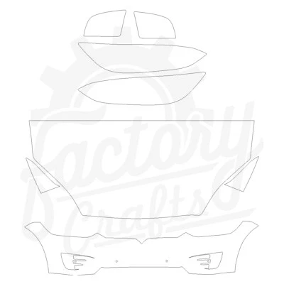 Stone Guard Paint Protection Film Clear Bra PPF For Tesla Model X 16-20 H-H-B - Image 1 of 4