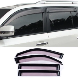 For Toyota Land Cruiser 2008-2021 Window Visors Sun Rain Guard Vent Deflectors - Picture 1 of 2