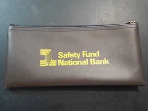 Vintage Sicherheitsfonds Nationalbank Depottasche - Bild 1 von 3