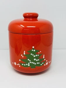 Waechtersbach CHRISTMAS TREE 8-1/8” with Lid COOKIE/BISCUIT JAR West Germany - Picture 1 of 11