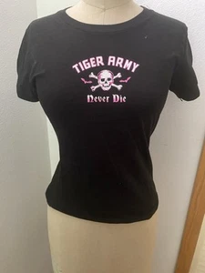 Vintage 2000s Tiger Army Baby Tee - Picture 1 of 1