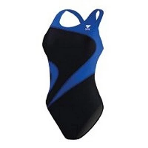 Costume da bagno donna TYR SPORT taglia 40 nero blu Alliance T-Splice Maxfit - Foto 1 di 5