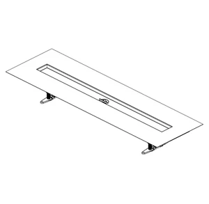 Brizo BR73360 36" Linear Duschablauf Grob mit abnehmbarem Haarfänger - Weniger D - Bild 1 von 3