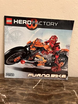 Lego 7158 Hero Factory Furno Bike Instruction Manual Only Booklet No Pieces - Image 1 of 4
