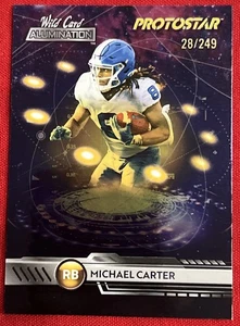 2021 Wild Card Alumination - Protostar Michael Carter #PS-22 (RC) #’d/249 - Picture 1 of 7