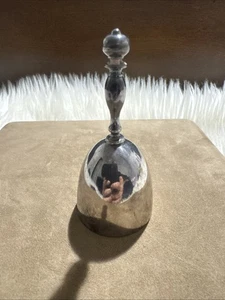 Fabulous Christofle Silver-Plated Desk Dinner Bell circa 1960 France - Picture 1 of 6