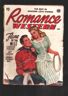 Romance Western #1 4/1948-Popular-Primer número-"Llama del Oeste"-En muy buen estado+ Foto 1 de 2