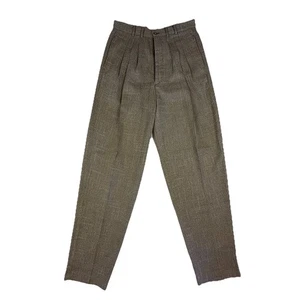 Pantalones de vestir plisados de lana Jones New York de colección 6 Old Money clásicos verdes grises - Imagen 1 de 22